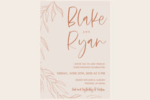 Load image into Gallery viewer, Boho Invitation Suite Digital Download
