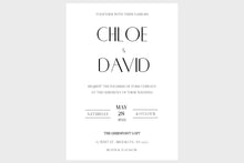 Load image into Gallery viewer, Classic &amp; Chic Invitation Suite Digital Download
