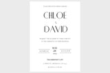 Classic & Chic Invitation Suite Digital Download