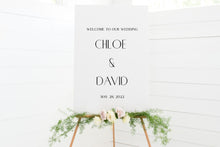 Load image into Gallery viewer, Classic &amp; Chic Wedding Welcome Sign Digital Download
