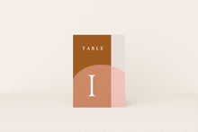Load image into Gallery viewer, Color Arch Table Numbers 1-12

