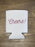 Personalized Wedding Koozie, Floral Arch Design