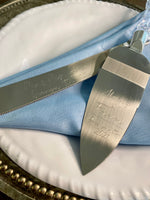 Personalized Wedding Cake Knife and Serving Set