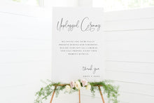 Load image into Gallery viewer, Unplugged Ceremony Sign Digital Download
